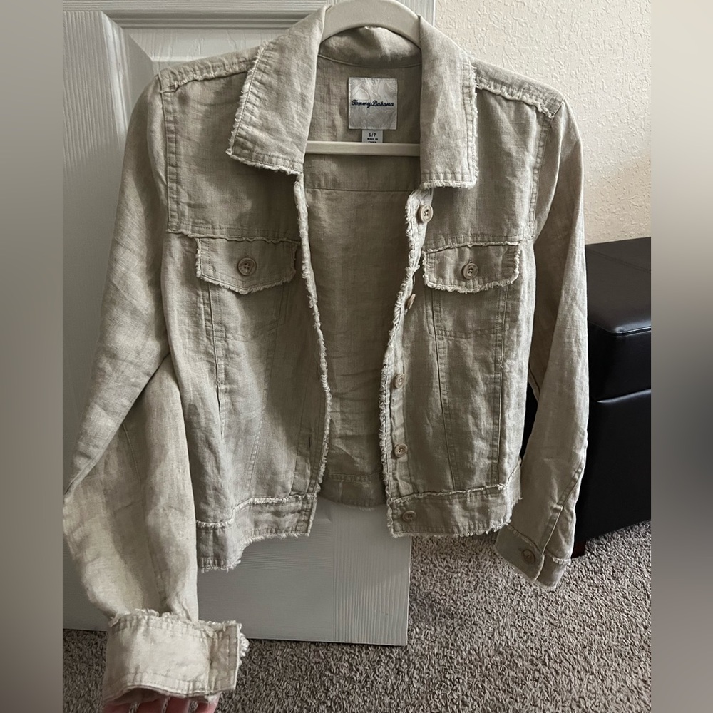 New, never been worn- Tommy Bahama cute weathered jacket
